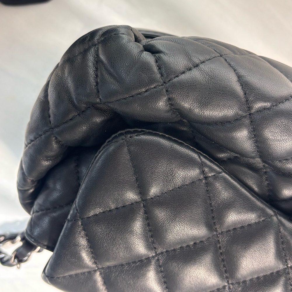 13K Chanel SMOO Cc Quilted Flap Black Lamb - Picture 14 of 16